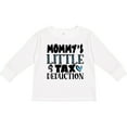 thumbnail image 3 of Inktastic Mommy's Little Tax Deduction Blue Hearts Boys or Girls Long Sleeve Toddler T-Shirt, 3 of 5