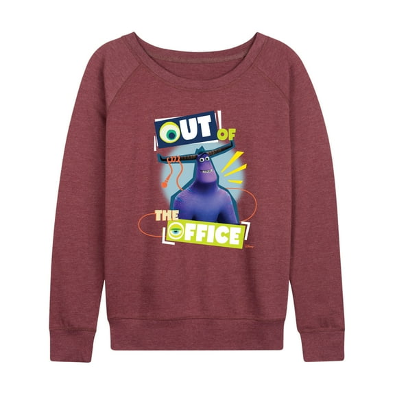 Monsters Inc. - Out Of The Office Tylor - Women's Lightweight French Terry Long Sleeve Shirt