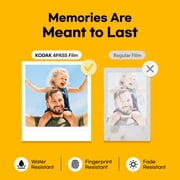 KODAK Mini 3 Retro 4PASS Portable Photo Printer (3x3 inches) + 38 Sheets Bundle, Yellow