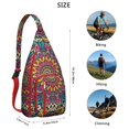 thumbnail image 2 of Sacred Geometry Sling Backpack - Spiritual Symbol Print Crossbody Bag, Fashionable Aesthetic for Students, 2 of 4