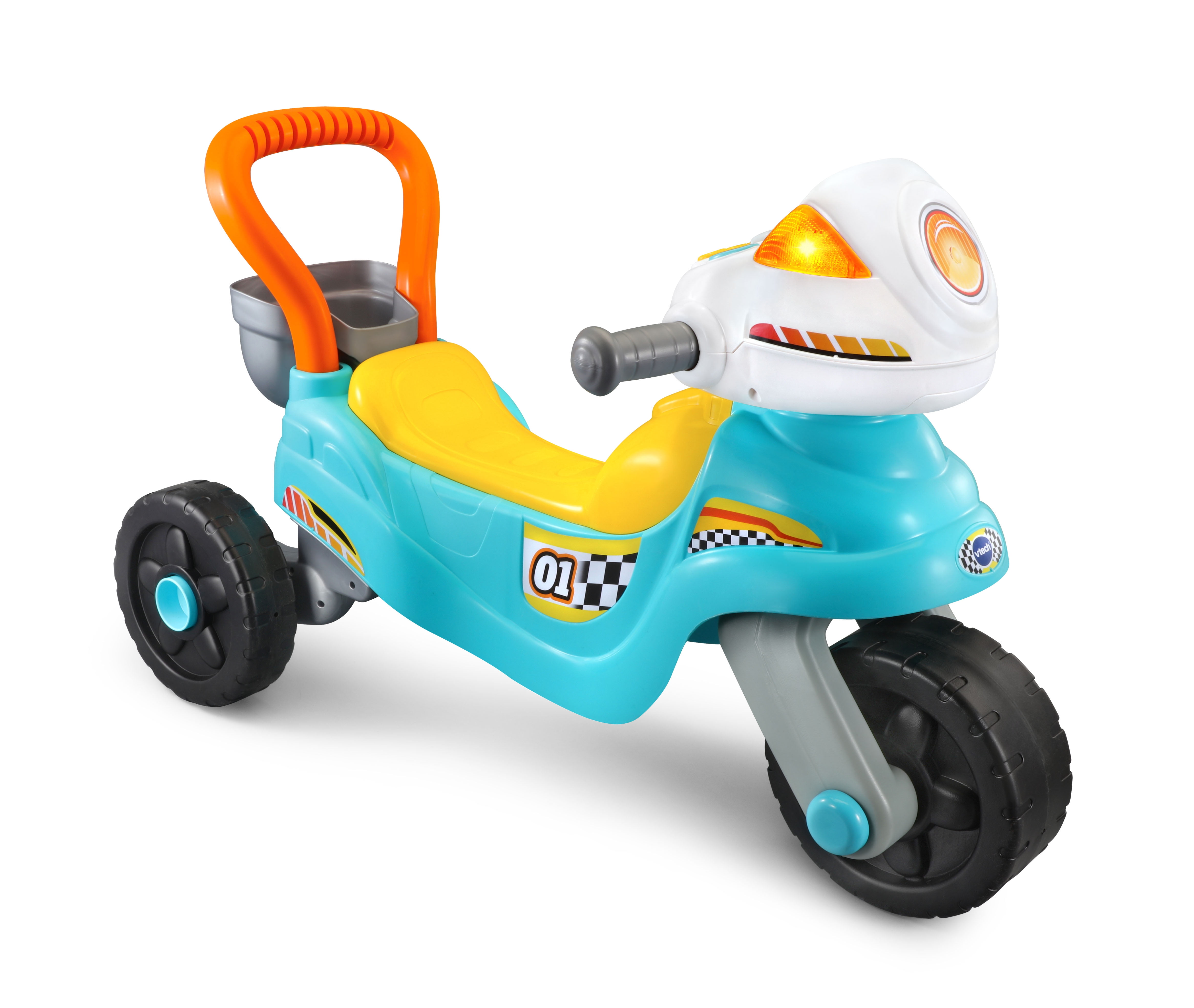 VTech 3-in-1 Step Up and Roll Motorbike 3-Wheeler, 2-Wheeler and Walker, Walmart Exclusive