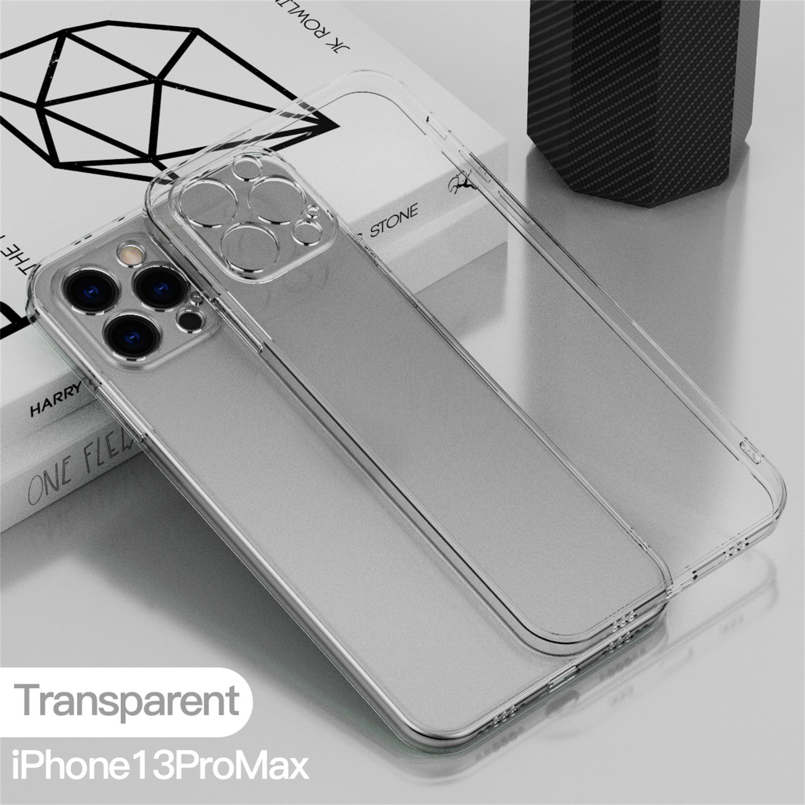 Luxury Matte Square Edge Phone Case For Iphone 13 Pro Max Series Silicone Clear Plating Back Cover Walmart Com