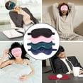thumbnail image 3 of Miangastore Blindfolds Silk Pastel Pink 4Pcs 8.3X3.9in, 3 of 9