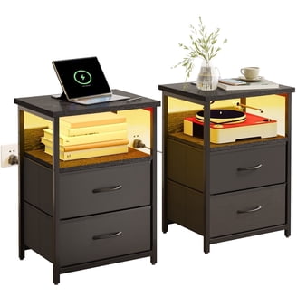 Novogratz Kelly Nightstand, Ivory Oak - Walmart.com
