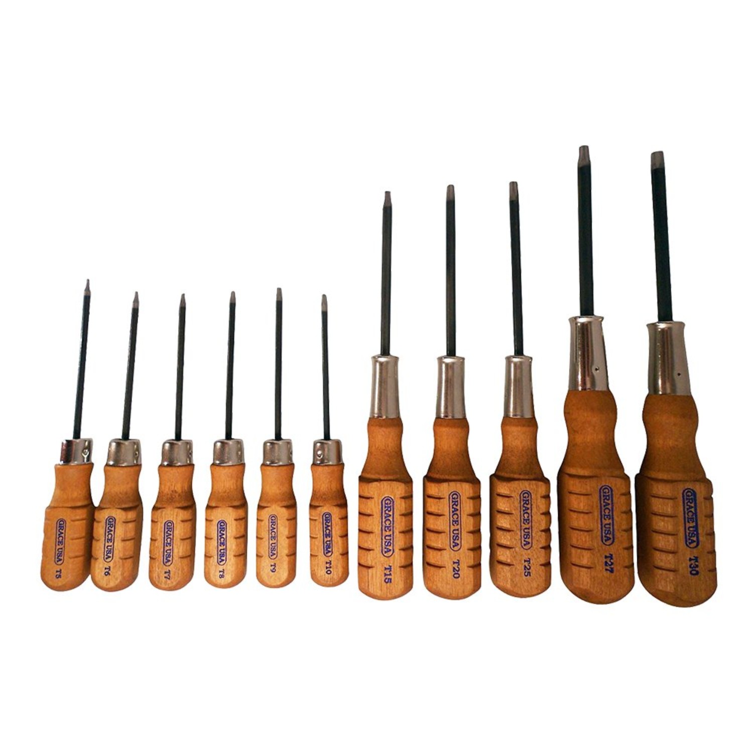 Grace USA Star Screwdriver Set 11 pc. Set