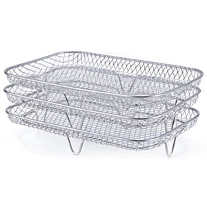 Bgsha Air fryer accessories, barbecue raFor CK, three-layer mesh oven accessories