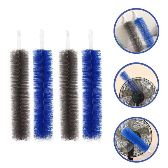 Niceauty 4Pcs Fan Cleaning Brush for Home with Bendable Nylon Bristles Assorted Colors