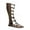 Brown PU, variant on Mens Black Tall Roman Warrior Halloween Sandals Large Size 12-13