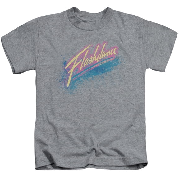 Flashdance Spray Logo Youth 18/1 T-Shirt Athletic Heather