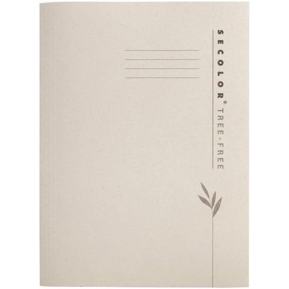Djois® Sustainable Tree-Free 2 Pocket Folders, Natural Beige, 9 inches by 12 inches - 30/PK (3982111)