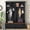Black, variant on DRNANLIT Farmhouse 4-in-1 Coat Rack Hall Tree with Bench, 2 Large Drawers & Hooks, Wood Grain, White – Mudroom Entryway Organizer