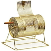11'' x 8'' Gold Metal Raffle Ticket Spinning Drum