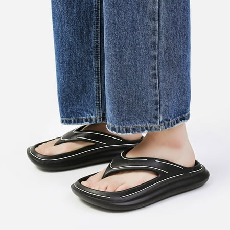 

EQWLJWE Couple Women Men Orthotic Flip Flops Arch Support Soft Thong Sandals Slippers Women s Slippers Holiday Clearance