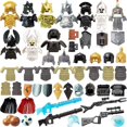 thumbnail image 2 of Accesorios para armas de la época medieval, casco, armadura, escudo, escenas de montaje, bloques de construcción, accesorios de juguete para niños, regalos, 2 of 5