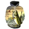 thumbnail image 3 of Sudadera con capucha para hombre, diseño de peces, estampado 3D, para amantes de la pesca, informal, de manga larga, ropa deportiva de gran tamaño, 6XL, 3 of 5