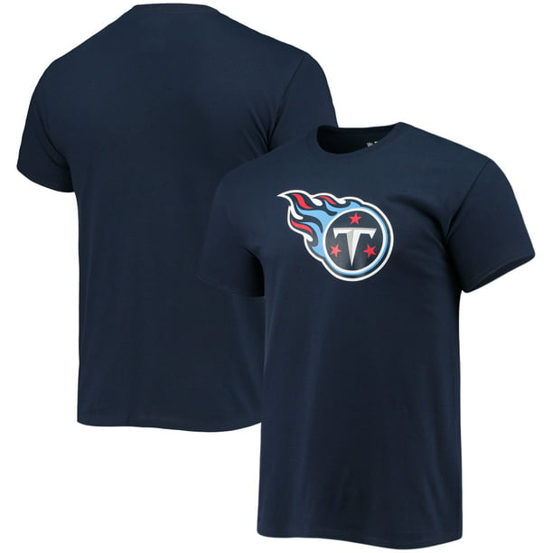 Men's Fanatics Branded Navy Tennessee Titans Primary Team Logo T-Shirt ...