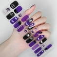 thumbnail image 5 of Semi Cured Gels Nails Stickers Glow in Dark Nails Polish Strips Halloween Nails Strips Nails Art Decortion, 5 of 9