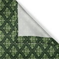 thumbnail image 3 of Ambesonne Damask Kitchen Curtains, Oriental Art Nature Tones, 55"x45", Emerald Pistachio Green, 3 of 3