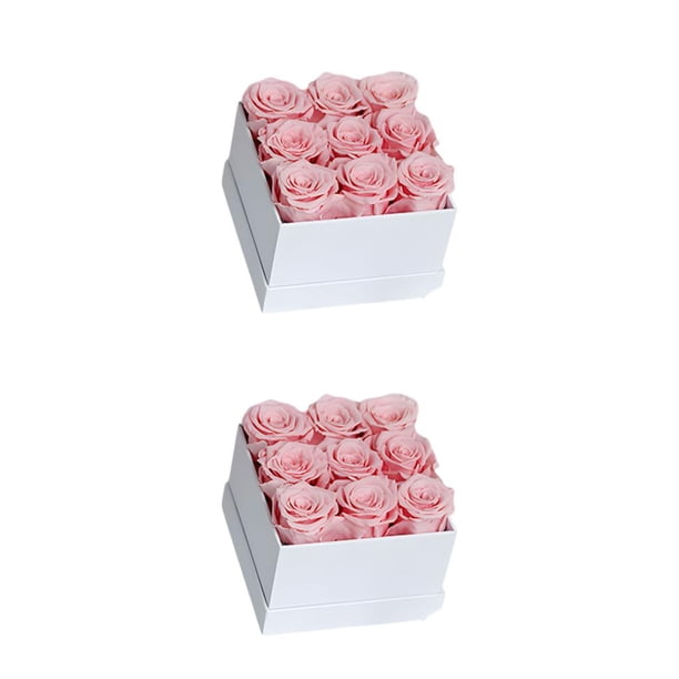Caja de rosas preservadas Billuyoard ramo de rosas inmortales Material de flores eternas Type5 NO5