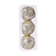 thumbnail image 4 of Hvmvliv Champagne-colored Sparkling Sequin Christmas Ball Tree Decoration Metallic Finish Ornament White, 4 of 6
