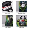 thumbnail image 3 of Fuzoiu Realistic Style Wolf Warrior Print Lightweight Daypack,Weekender Bag for Men and Women, Travel Backpack with Padded Straps for School, Travel & Work, 3 of 7