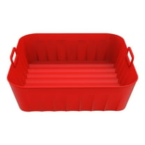 UNLLLL Fryer Silicone Pot Round Liners Reusable Fryer Basket Liners Accessories - Replacement Of Parchment Liners -[8.2inch], for Barbecue, Air Fryer and Cake Making