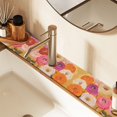 thumbnail image 2 of Yayeee Faucet Mat for Kitchen Sink 14.7" Diatomite Long Splash Guard Pad, Abstract Floral, 2 Pack, 2 of 7