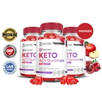 (3 Pack) Premier Keto Extreme ACV Gummies 2000mg Dietary Supplement 180 Gummys