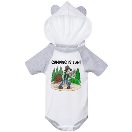 

Inktastic Camping is Fun! Gift Baby Boy or Baby Girl Bodysuit