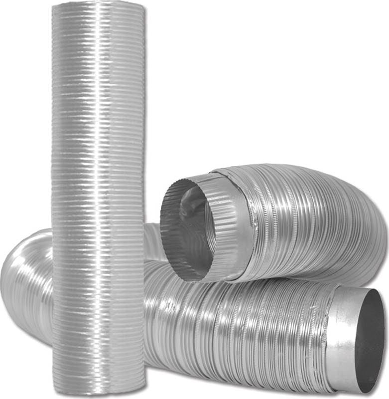 Dundas Jafine 0197939 Semi-Rigid Duct, 4 in. OD x 6 ft., Aluminum
