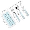 thumbnail image 2 of Rateoe Cute Panda Bear for Stainless Steel Kids Silverware Set - Child and Toddler Safe Flatware - Children's Knife, Fork And Spoon Set, 2 of 8