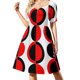 thumbnail image 2 of Vestido de manga corta con estampado de palabras de Diva, elegante, tallas grandes, de verano, de lujo, 2 of 7