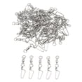 thumbnail image 2 of Fishing Snap Swivels, Wear Proof Ball Bearing Swivels Set 50Pcs  For Offshore 0#,1#, 2 of 8