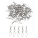 thumbnail image 1 of Broches Giratorios De Pesca, Juego De Rodamientos Giratorios A Prueba De Desgaste, Ligeros, 50 Piezas De Acero Inoxidable Para Agua Salada ANGGREK 0#, 1 of 8