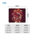 thumbnail image 6 of Red Dragon Cloud Japan Traditional Mouse Pad Non-Slip Rubber Gaming Mousepad Rectangle for Computers Laptop 8.3 x 10.3 in, 6 of 6