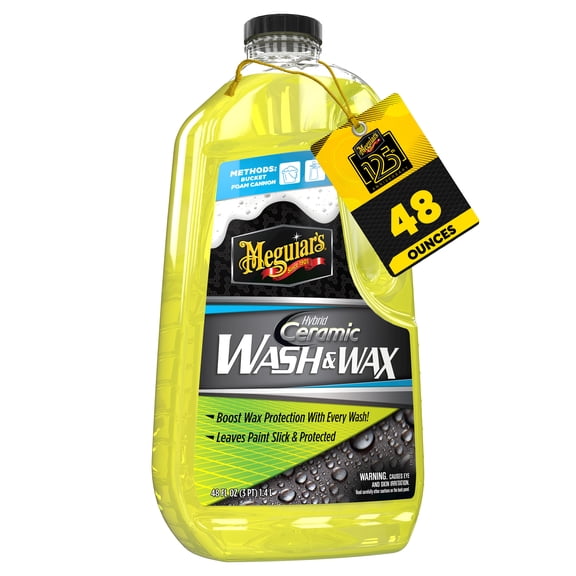 Meguiar's Hybrid Ceramic Wash & Wax, G240748, 48 oz, Liquid