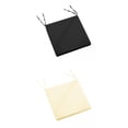 thumbnail image 1 of Silla De Asiento 2x Silla De Silla Muebles De Jardín Corbata Al Aire Libre En La Parte Posterior Beige Black Sunnimix cojín del asiento, 1 of 8