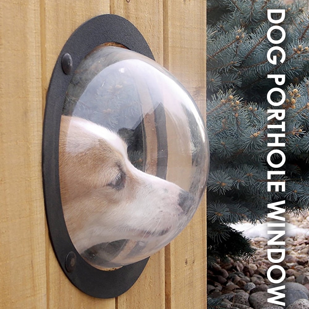 EliaSan Fence Bubble Window für Haustiere und Hunde Peek Clear View Durable Acryl