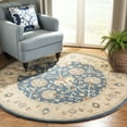 thumbnail image 3 of SAFAVIEH Antiquity Lilibeth Oriental Wool Area Rug, Blue, 3'6" x 3'6" Round, 3 of 8