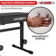 thumbnail image 4 of 5CORE Keyboard Bench Piano Stool Thick Padded Seat Height Adjustable Keyboard Chair, 4 of 12