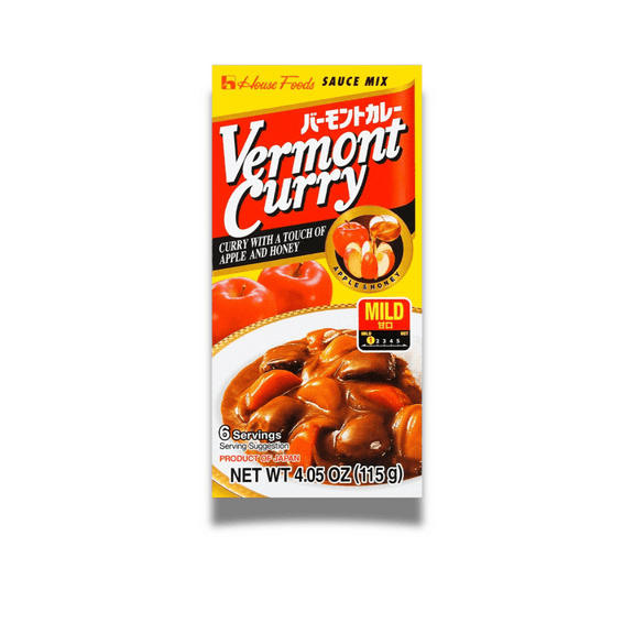 House Foods Vermont Curry, Mild, 4.05 oz Boxes