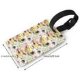 thumbnail image 2 of Kdxio Retro Musical Luggage Tags Privacy Cover ID Label Suitcase Tags Identifiers For School Bags,Suitcases, 2 of 7