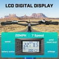 thumbnail image 3 of VIVI Electric Bike for Adults, 26x4.0" Fat Tire Mountain Bicycle,Max 25MPH, 750W Motor with 48V 15Ah Removable Battery, 7-Speed Electric mountain bike, UL2849, 3 of 10
