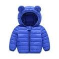 thumbnail image 3 of Godderr 9M-5Y Boys Girls Long Sleeve Down Jacket for Baby Toddler ,Kids Boys Girls Zipper Down Coats,Solid Color Winter Jacket,Short Down Coats, 3 of 6