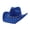 Blue, variant on Women's Western Cowboy Hat Rhinestone Wide Brim Large Suede Cowgirl Hat