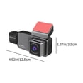 thumbnail image 2 of Dash Cam 1080P de 3 lentes, Gran angular de 170° interior delantero trasero, Pantalla de 3,39", WiFi, Grabación en bucle, Monitor de estacionamiento, Grabación 24/7, Detección de movimiento, Fácil, 2 of 7