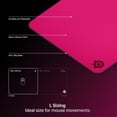 thumbnail image 5 of SteelSeries QcK Heavy Gaming Mousepad — Thicker, Non-Slip Silicone Rubber Base, Optimized for Gaming — Large Size  — Magenta, 5 of 7