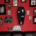 thumbnail image 4 of Coffin Shelf - Solid PVC Black Floating Wall Shelves for Home Bedroom Living Room Bathroom Spooky Gothic Decor, 4 of 6