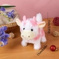 thumbnail image 3 of Short Pile Plush Robot Cattle Plushie Adorable And Huggable For All Ages, 3 of 9