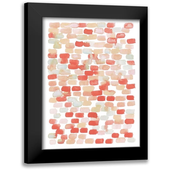 Popp, Grace 12x14 Black Modern Framed Museum Art Print Titled - Candy Pattern II